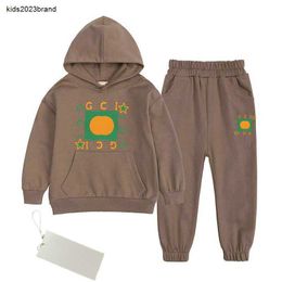 Nieuwe kinderkleding BABY hoodiesets jongens meisjes katoenen kledingstuk kinderen Buitensporten trui broek Kledingsets