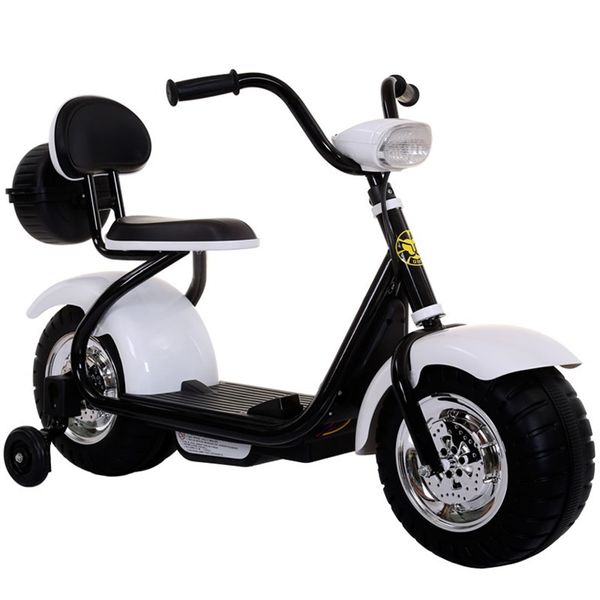 la nouvelle moto électrique pour enfants avec siège et roues auxiliaires prend en charge la charge 220V. Les garçons et les filles peuvent s'asseoir dans les voitures Harley pour les 2 à 6 ans