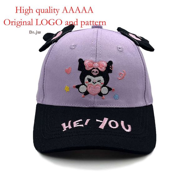 Nouveau Kuromi 3D oreille Anime langue de canard brodé Baseball dessin animé parasol chapeau