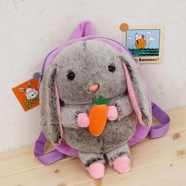 Nouveaux enfants sortant petit sac à dos maternelle dessin animé sac à dos en peluche sac cartable cadeau d'anniversaire