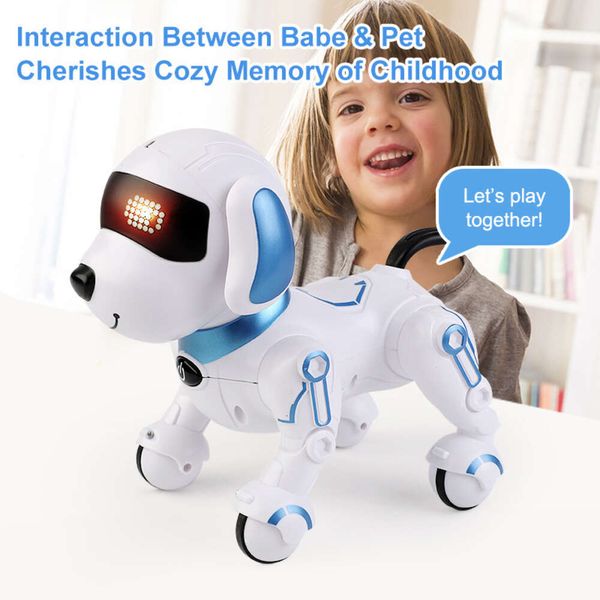 Nuevo Control remoto para niños, truco inteligente, música invertida, baile, programación biomimética que acompaña a Hine Dog