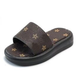 Nouveaux enfants sandales mode fleur plage diapositives sans lacet enfants garçons filles pantoufles respirant enfant en bas âge bébé chaussures d'été