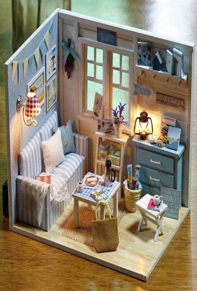 Nouveaux jouets pour enfants manuel bricolage cabine assemblé modèle soleil garçons filles cadeaux de vacances d'anniversaire T2006223828961