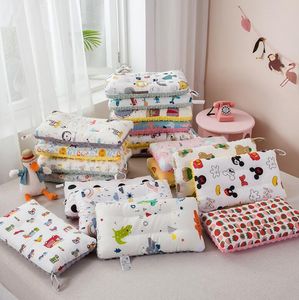 Nueva almohada de terciopelo para niños, almohada cómoda de algodón para bebés, almohada nórdica INS de dibujos animados para niños, almohada suave para dormir de jardín de infantes, suministros de ropa de cama EWC6948