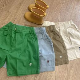 Nuevos pantalones cortos de verano para niños, bebés, niños medianos y jóvenes, pantalones divididos, cinco pantalones cortos de playa de moda, ropa de lujo CSD2402013-8