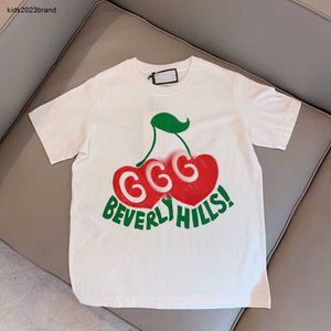 Nieuwe Kinder T-shirt Jongens Meisjes Sets Kinderen Korte Mouw Top Kind Clother Met letter Aardbei Zwart Wit Maat 90-160