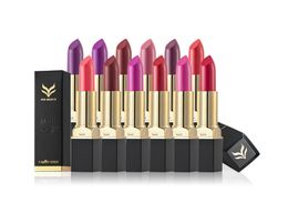 Nieuwe China Merk Huamianli 12colors Matte Lipstick Rood 3,5 g Hoge Kwaliteit Lipstick DHL verzending