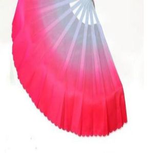 Nieuwe Chinese Silk Dance Fan Handmade Fans Belly Dancing Props 6 kleuren beschikbaar Drop Dance Fan Handmade5168820