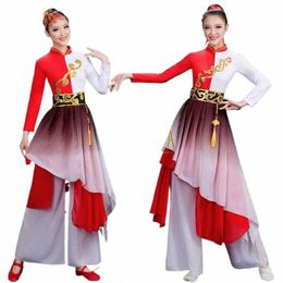 nieuwe Chinese stijl klassieke dansvoorstelling kledij vrouwen elegante boek dans set 78F2 #