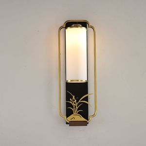 Nieuwe Chinese Stijl Wandlamp Woonkamer TV Achtergrond Muren Decoratie Lampen Gang Trap Slaapkamer Bedverlichting Modern