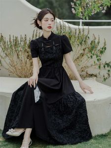 Nieuwe Chinese stijl dames Cheongsam high-end jurk voor dames Zoete en koele zomer hete meisjesrok Kinder nicheontwerp een gevoel van nationaal
