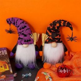 Nieuwe kerstversiering Halloween Gnome Wizard Spider Zweedse Tomte speelgoed pluche handgemaakte boerderij keuken gelaagde lade feestartikelen FY5559 903