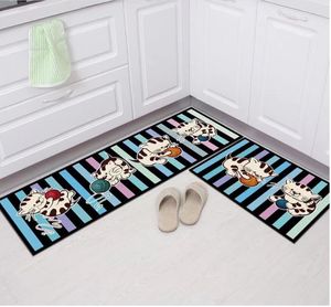 Nieuwe kerst deurmat 3D Gedrukte lange keukenmat Welcome tapijt Soft flanel slaapkamer woonkamer antislip vloermatten 20230820A07