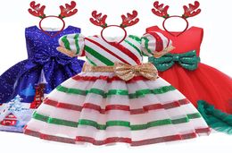 Nouvelle robe de noël pour filles Costume enfants robes pour filles robe de princesse enfants robe de soirée 3 4 5 6 7 8 9 10 ans 3345396