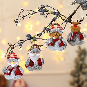 Nieuwe kerst stof hanger kerstboom hanger kerstversiering kleine pop hanger cadeau