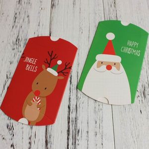 Christmas Gift Wrap Candy Boxes Santa Claus huidige verpakking