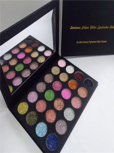 Nouveau maquillage de Noël Palette de fard à paupières édition lumineuse 24 Ultra crémeux pigmenté paillettes ombre à paupières mettant en évidence la poudre 2130590