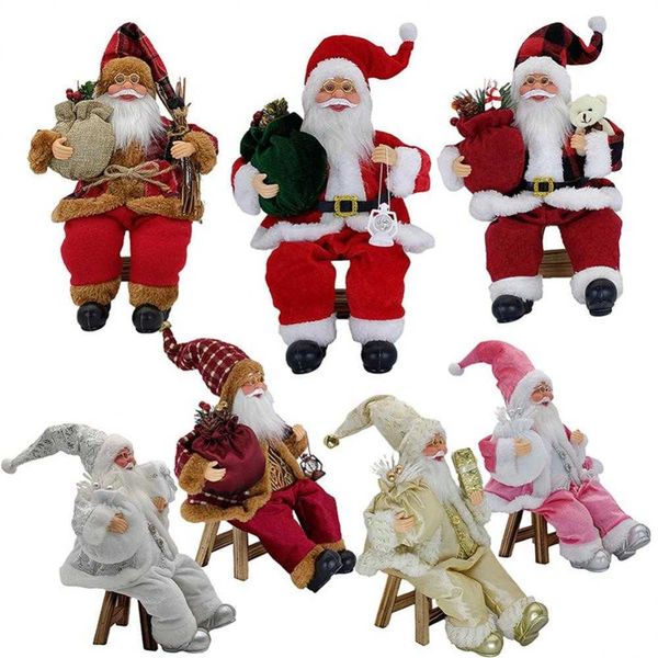 Nuevo Adorno navideño de Papá Noel, adornos navideños para el hogar, adorno navideño, Navidad, Navidad, Año Nuevo
