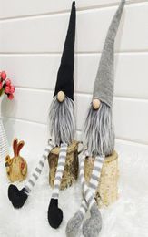 NUEVA NAVIDAD CAP CON FACTUS DIBLES SUDISH NORDIC GNOME Old Man Molls Toy Christmas Ornament Coste Decoración del hogar XD29142364