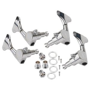 Nuevos sintonizadores sellados de guitarra Chrome Tuning Pegs Machine Heads 2R2L para 4 cuerdas Bass1.para sintonizadores sellados de guitarra cromada