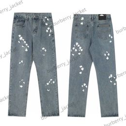 Nouveaux chromees concepteur de jeans pour hommes Make Old Washed Hearts Jeans chrome pantalon droit de coeur Cross Cross Prints Casual for Women Men Pants D6