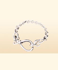 Nieuwe dikke Infinity Knot Knot Chain Bracelet Women Girl Gift Sieraden voor Pandroa 925 Sterling Silver Hand Chain -armbanden met origineel8233235
