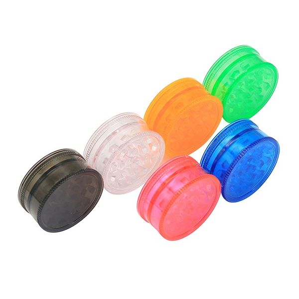 Nouveau broyeur de fumée en plastique circulaire 42mm broyeur de fumée manuel rectifieuse transparente accessoires de meulage T3I51013