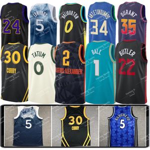 New City Edwards Basketball Jersey Banchero LaMelo Ball Shai Young CURRY Doncic BOOKER Joel MORANT Durant Lillard Tatum 2024 Maillots de basket-ball