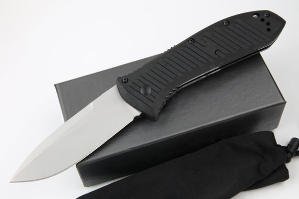 Nuevo Ck BM 5700 Cuchillo plegable de bolsillo S30V Punto de caída de piedra BLADE CNC Aviación Aviación Manija de aluminio Combares EDC EDC Knives con bolsa de nylon con bolsa de nylon