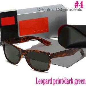 Nueva marca clásica Wayfarer gafas de sol cuadradas de lujo hombres mujeres marco de acetato con lentes de vidrio de rayos gafas de sol para hombre UV400 Tortoiseshell co 9UZE