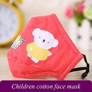 New Classic Designer Face Mask Coton enfants masques PM2.5 dessin animé crème solaire anti-poussière respirant anti-buée lavable