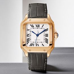 Nuevo clásico diseñador reloj para hombres de lujo reloj de lujo 2813 Relojes de relojes cuadrados Gold Silver Mens Relojes Montre de Luxe Business Trendy 47 mm de pulsera de estuches