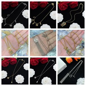 Nouveaux colliers de pendentif de mode classiques pour femmes Collier de coulet de lingots élégant