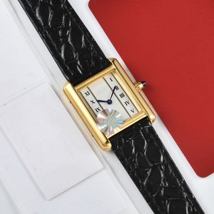 New Classic Gift Vintage Quartz Romeinse Markers Herenhorloge Luxe Designer Horloges Neutraal 33.7/29.5MM Horloges Geen Doos