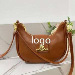 Nieuwe klassieke veelzijdige zadelonderarm dameshandtas triomfboog enkele schouder crossbody tas