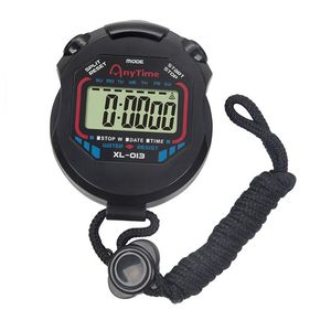 Minuteries classiques étanche numérique professionnel portable LCD sport chronomètre minuterie chronomètre avec ficelle pour le sport