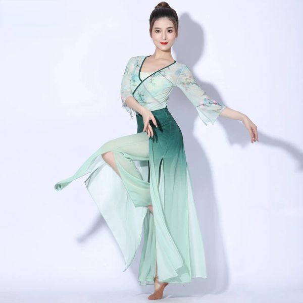 Nouveau costume de danse classique National Dance Performance Wear Classic Adult Female Elegant Elegant Chinois Folk Costume Hanfu Vêtements