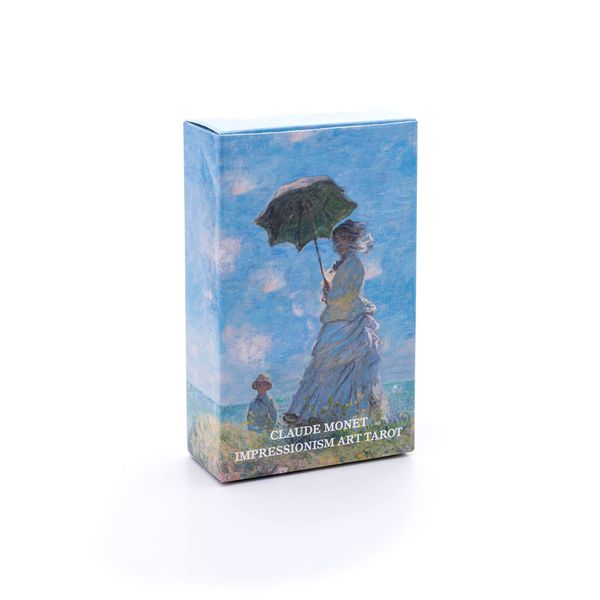 Nouveau Claude Monet impressionnisme Art Tarot Table de fête plateau de jeu cartes oracles révélatrices de fortune sDT7M