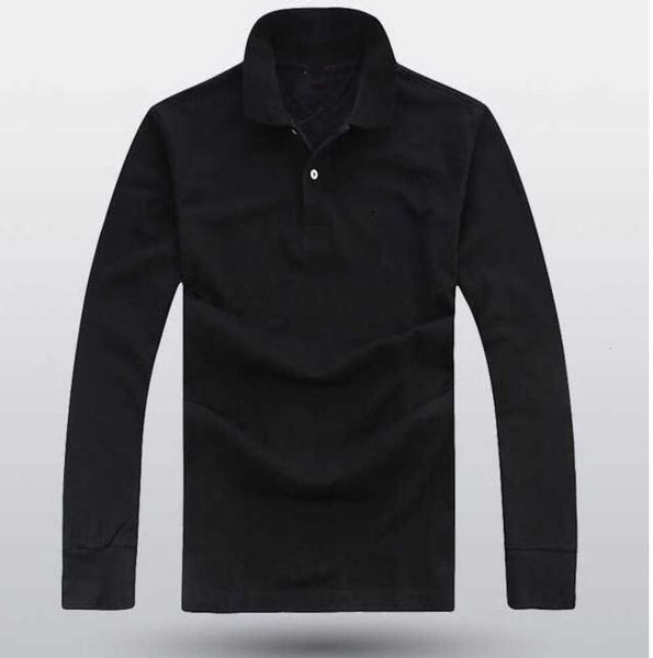 Ropa nueva 2024 Camisa polo con bordado de cocodrilo para hombres calientes Polos de calidad para hombres Camisetas deportivas de manga larga de algodón Plus M-4XL Ropa de marca de moda