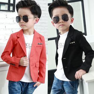 Nouveaux vêtements mâle enfant costume décontracté veste petite robe formelle top costume 2016 automne enfants manteau bébé vêtements