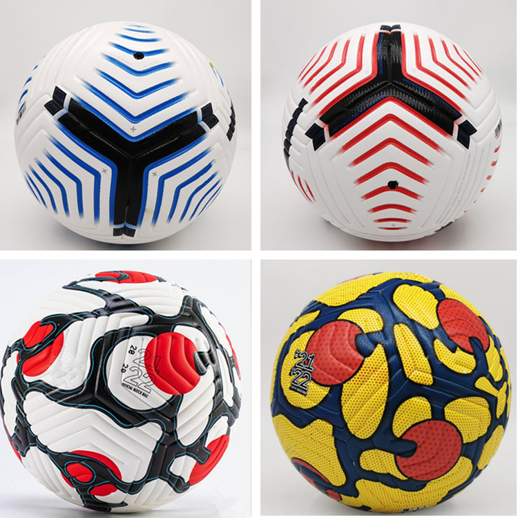 Nya fotbollsbollar Officiell storlek 5 Premier Högkvalitativ sömlös mållag Match Ball Football Training League Futbol Bola