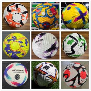 New Club League Soccer Balls Taille 5 Euro Cup Ball 2023 2024 2025 Match de haute qualité Liga Premer 23 24 25 Pu Football Ship the Balls Without Air