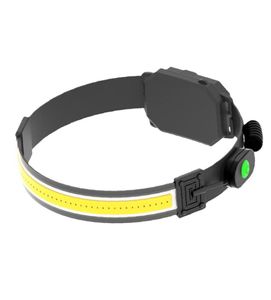 Nuevo faro LED COB, luz suave para correr de noche, pequeño reflector con carga USB, lámpara de Camping, faro de pesca 1194533