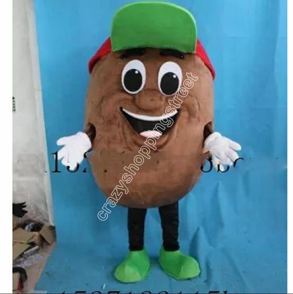 Nouveau costume de costume de mascotte de grains de café pour adulte fête d'anniversaire de Noël Halloween Saint-Valentin de Pâques Carnaval