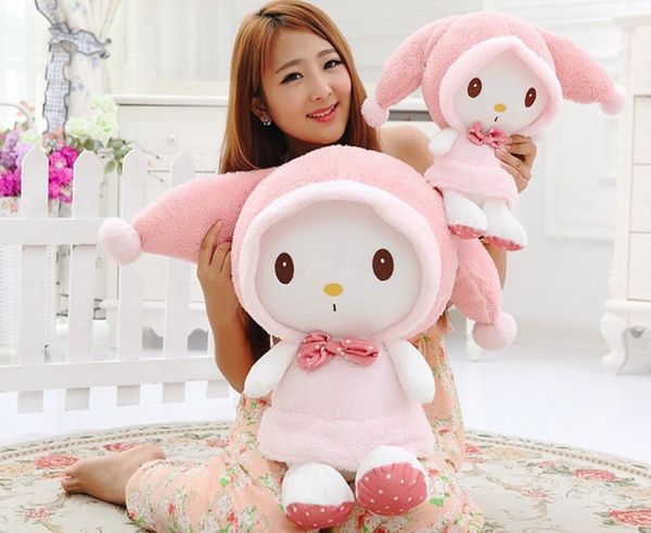 Chat porte-bonheur à collectionner, édition japonaise, Style Maneki Neko, jouet en peluche My Melody, cadeaux de noël pour enfants, nouvelle collection 2801823