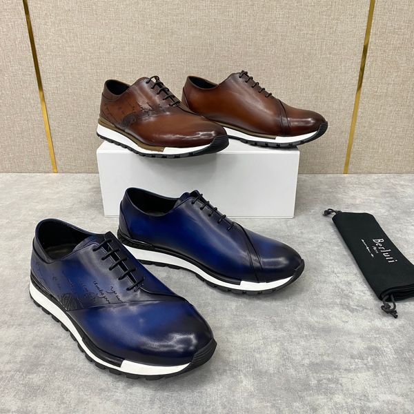 Nouvelle collection mens designer de luxe belle couleur Sneaker Casual chaussures de créateur ~ haute qualité Mens Shoes baskets EU TAILLE 38-46