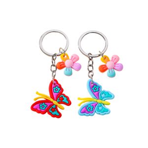 Nouvelle couleur papillon tournesol porte-clés sac créatif accessoires suspendus
