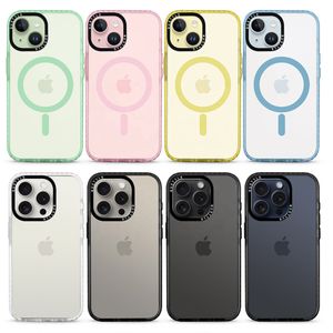 Nieuwe kleur aangepaste hoes voor iPhone 15 14 magnetische telefoonhoes afneembare ring beschermende mobiele telefoonhoes 15 Pro Max
