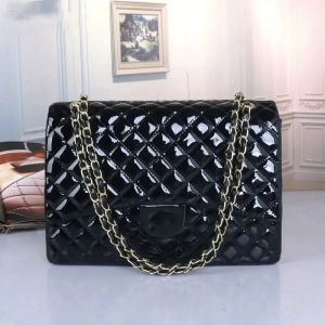 Nuevo bolso de diseñador de color, moda para mujer, bolso bandolera para compras, enrejado de diamantes, bolso de mano suave, bolso clásico con solapa de cadena y asa de cuero