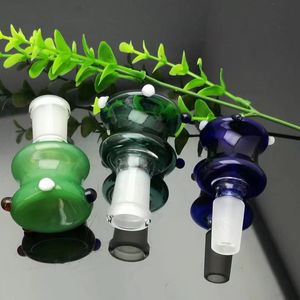 Nieuw kleurenwiel 14 mm Groothandel glazen pijpen Gebogen glazen oliebranders, gratis levering